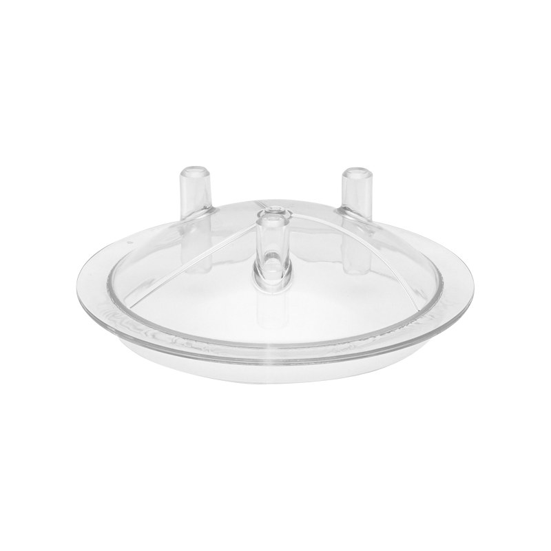 Capac transparent cu fusta bidon 40L 3 iesiri pentru aparat de muls vaci