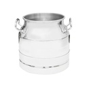 Bidon de inox pentru lapte cu capac 10L aparat de muls vaci