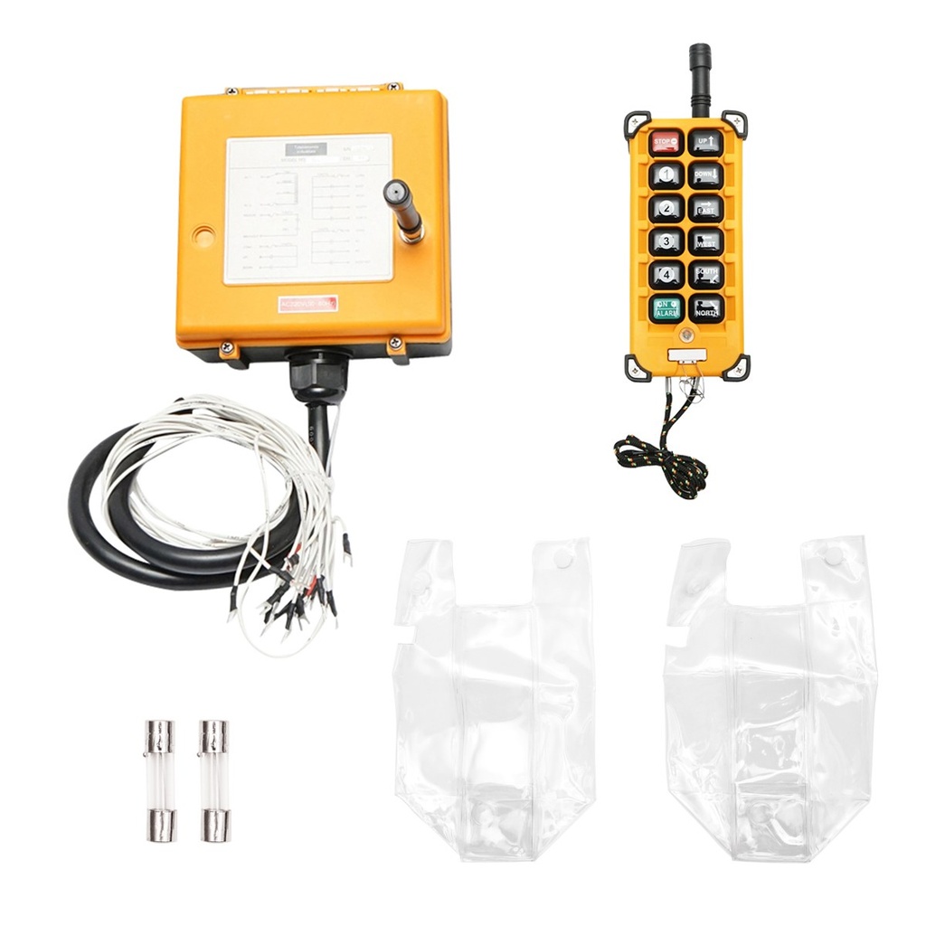 Telecomanda industriala wireless cu 10 comenzi AC 220V si protectie la apa