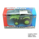 Jucarie tractor verde cu incarcator frontal Modern City