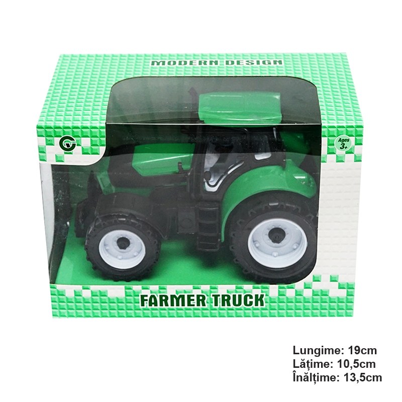 Tractor verde super pentru ferma de jucarie
