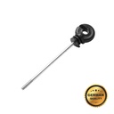 Izolator inelar premium din ABS cu tija lunga 130mm filet fi6 gard electric