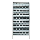 Raft accesorizat cu 45 cutii plastic de depozitare 430x930x2000mm
