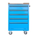 Dulap carucior pentru scule metalic cu 5 sertare 450x700x890mm