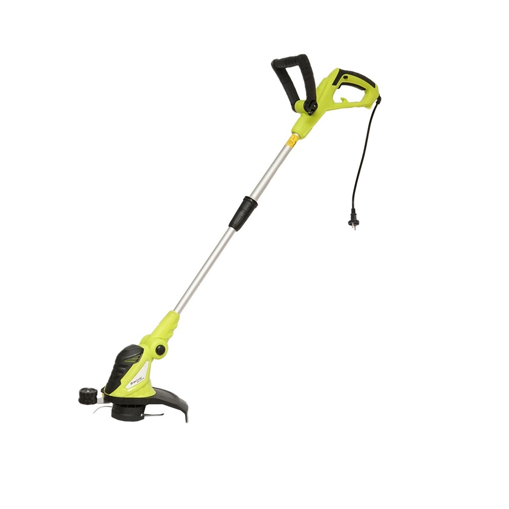 Trimmer electric cu tija telescopica, putere 550W, turatie 10.000rpm, diametru taiere 300mm, diametru fir 1.6 mm, sistem TAP&GO