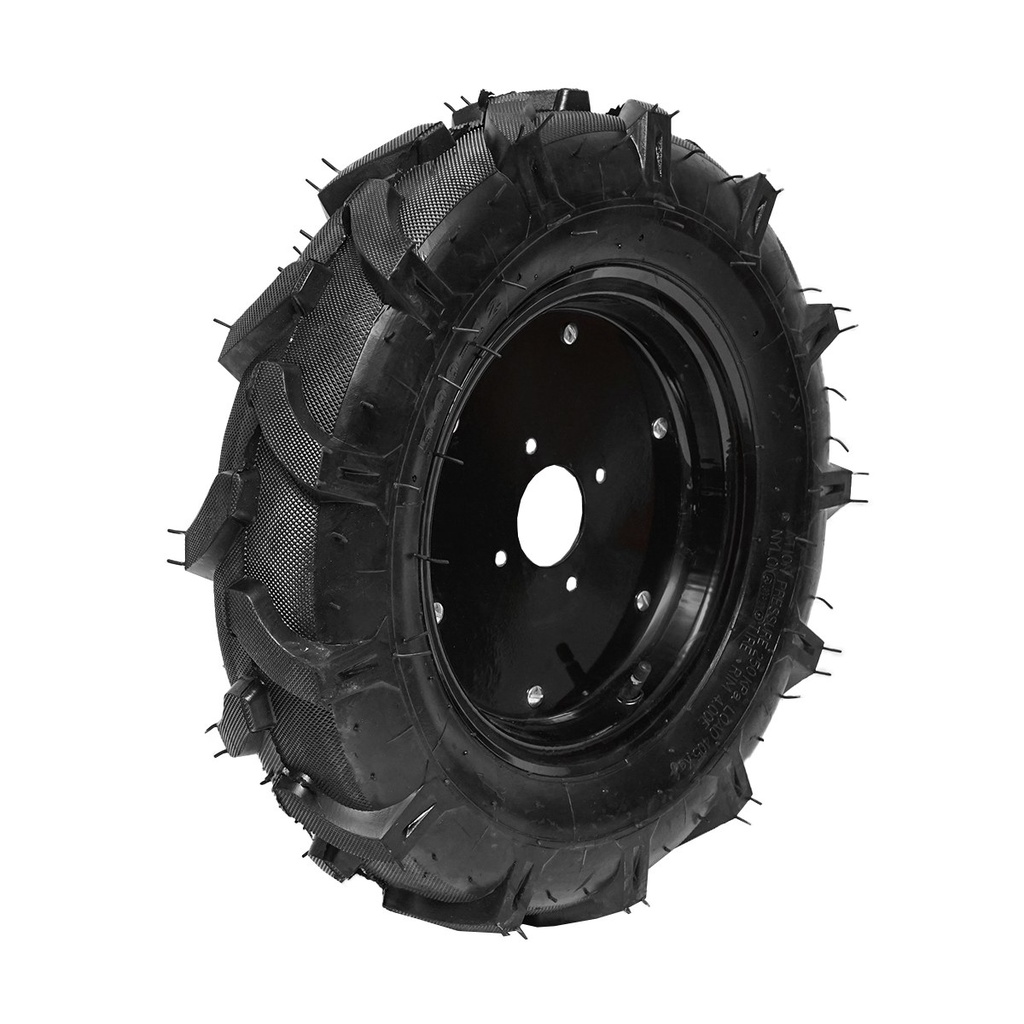 Roata completa 500/12 R1 8PR crampon cu janta neagra
