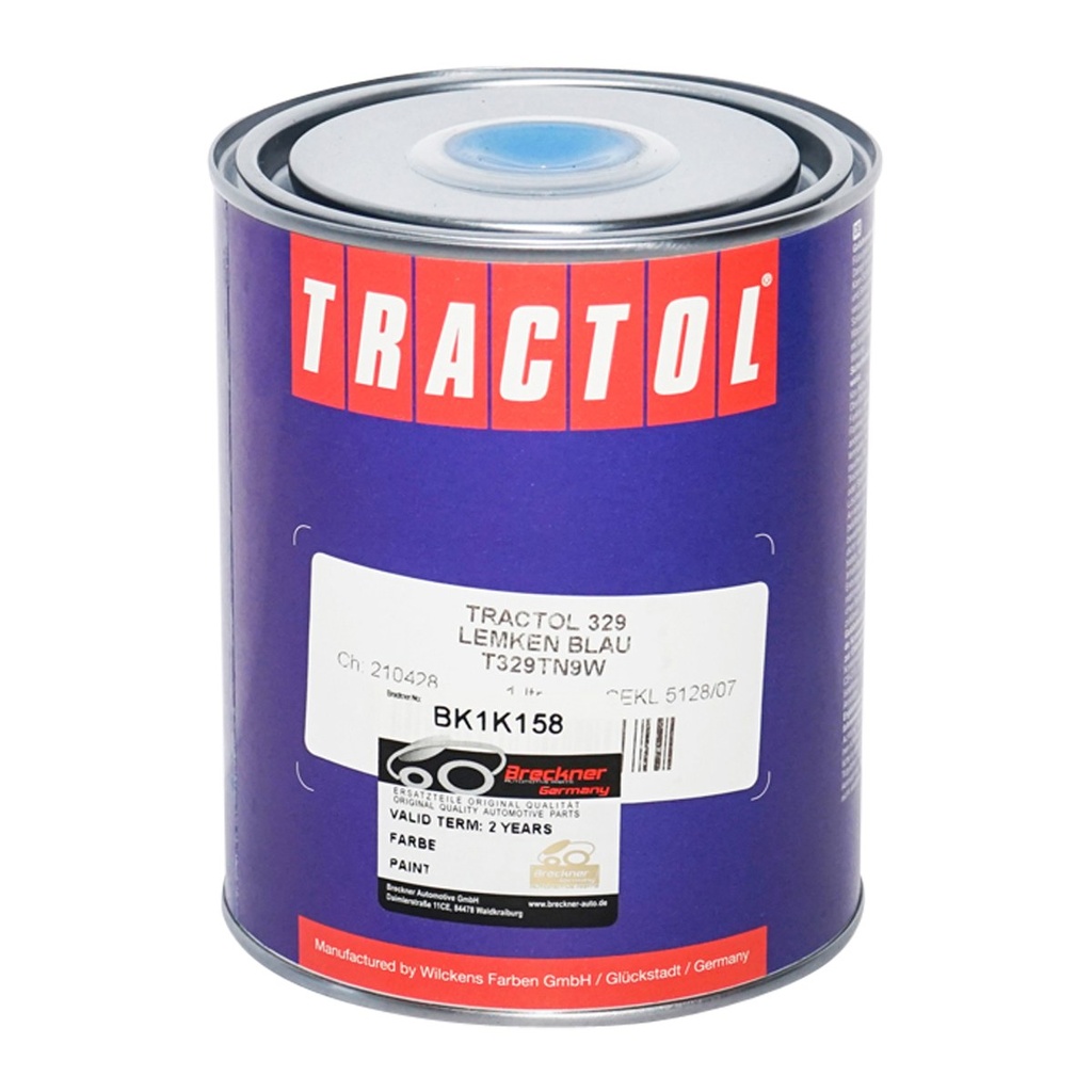 Vopsea auto albastru tip Lemken 1L Tractol