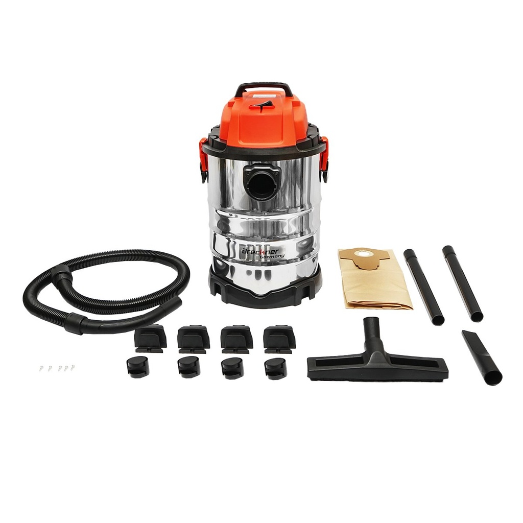 Aspirator profesional industrial volum 30L 220V 1200W corp din inox