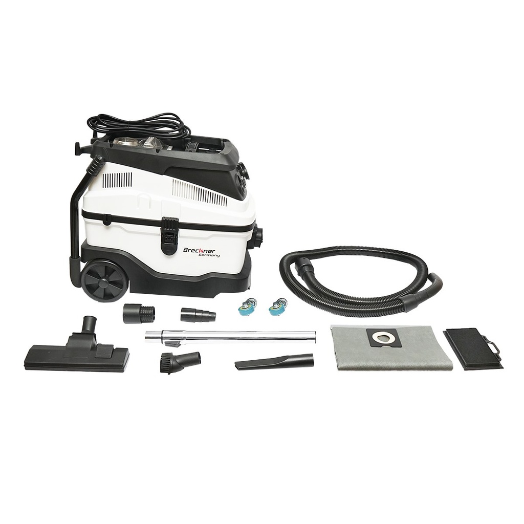 Aspirator profesional industrial volum 30L 220V 1600W uscat/umed, corp din plastic PP