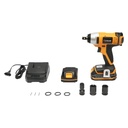 Masina de insurubat 1/2 cu impact 20V 180Nm, baterie incarcare rapida 2x2Ah Hoteche