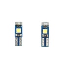 Set 2 becuri LED SMD 12V T5 0,03A lumina rece