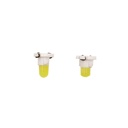 Set 2 becuri LED SMD 12V T4.2 0,02A lumina rece