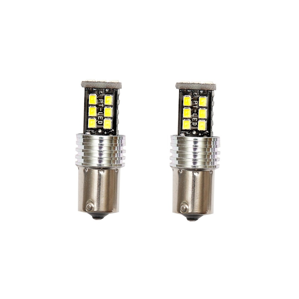 Set 2 becuri LED SMD 12V BAU15S 0,33A