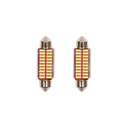 Set 2 becuri LED SMD SOFIT 39mm 12V 0,155A lumina rece