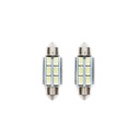 Set 2 becuri LED SMD SOFIT 36mm 12V 0,2A lumina rece