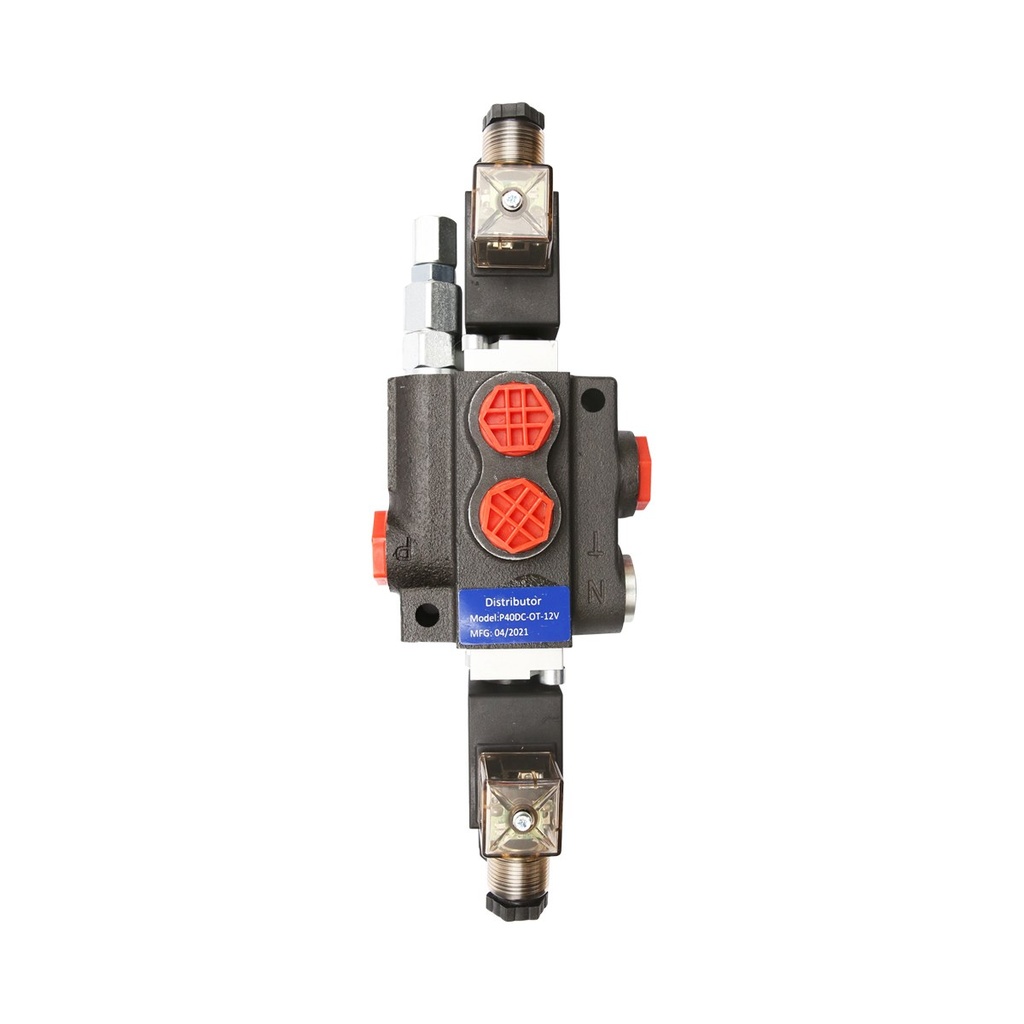 Distribuitor hidraulic P40 electromagnetic cu 1 cale, 12V