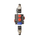 Distribuitor hidraulic P40 electromagnetic cu 1 cale, 12V