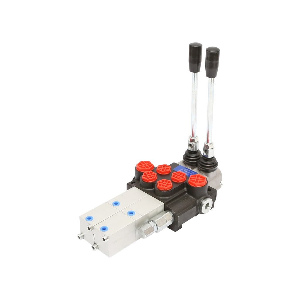 Distribuitor hidraulic P40 pneumatic cu 2 cai