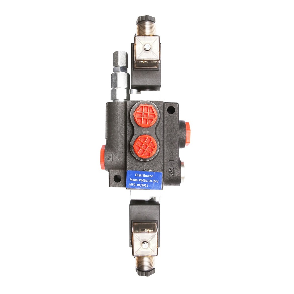 Distribuitor hidraulic P40 electromagnetic cu 1 cale, 24V