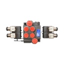 Distribuitor hidraulic P40 electromagnetic cu 2 cai, 12V