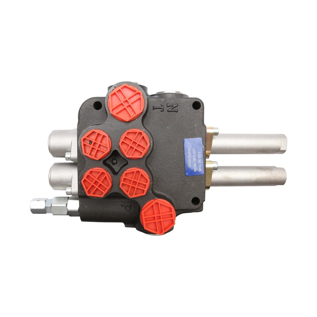 Distribuitor hidraulic P80 pentru cablu joystick cu 2 circuite