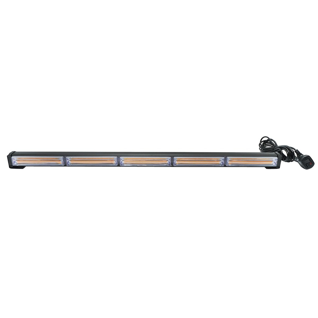 Proiector stroboscopic cu 5 module 12-24V galben
