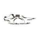 Set 8 stroboscoape cu 4 LED-uri, lumina galbena 12V
