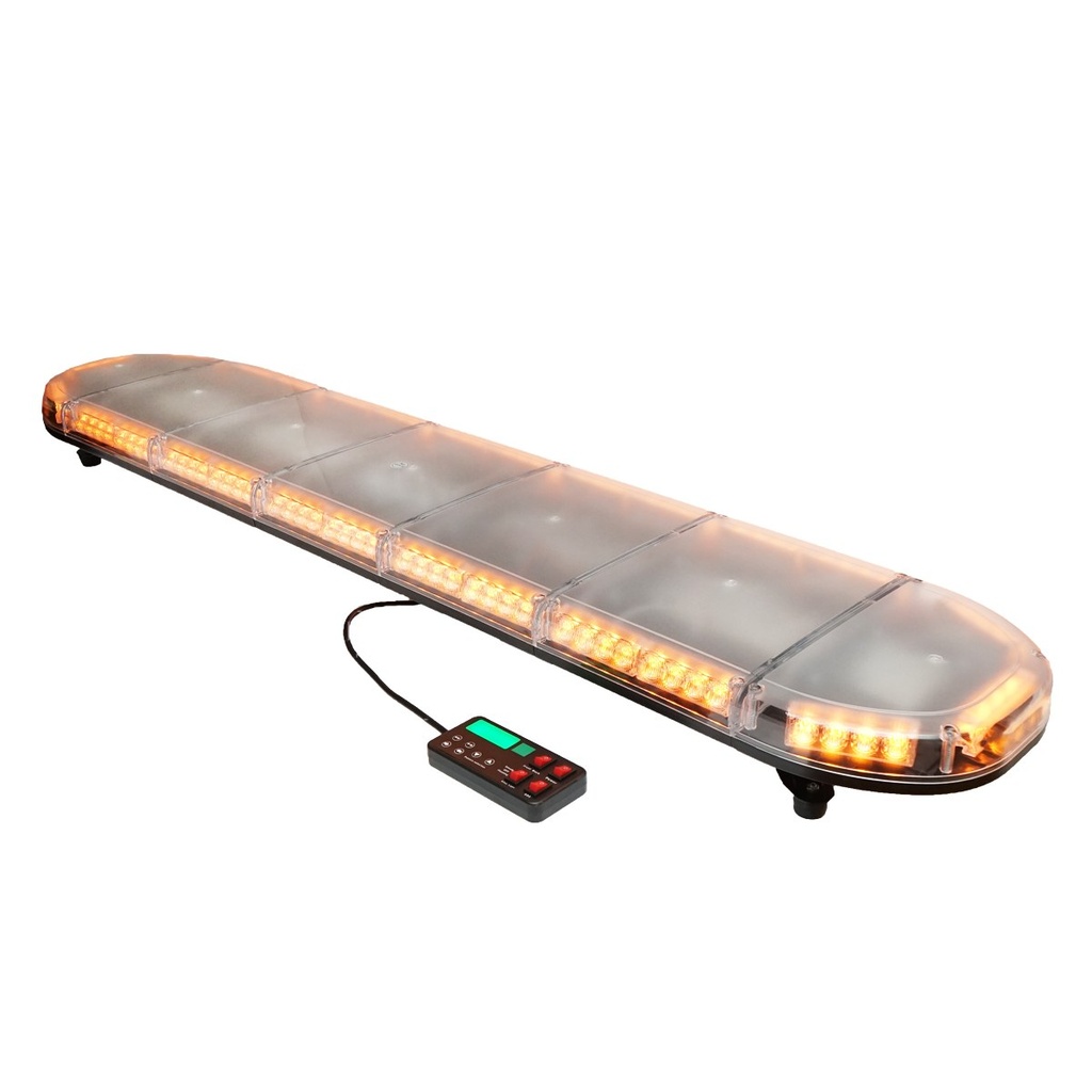 Rampa luminoasa girofar 12-24V cu lumina galbena 1520x275x125mm
