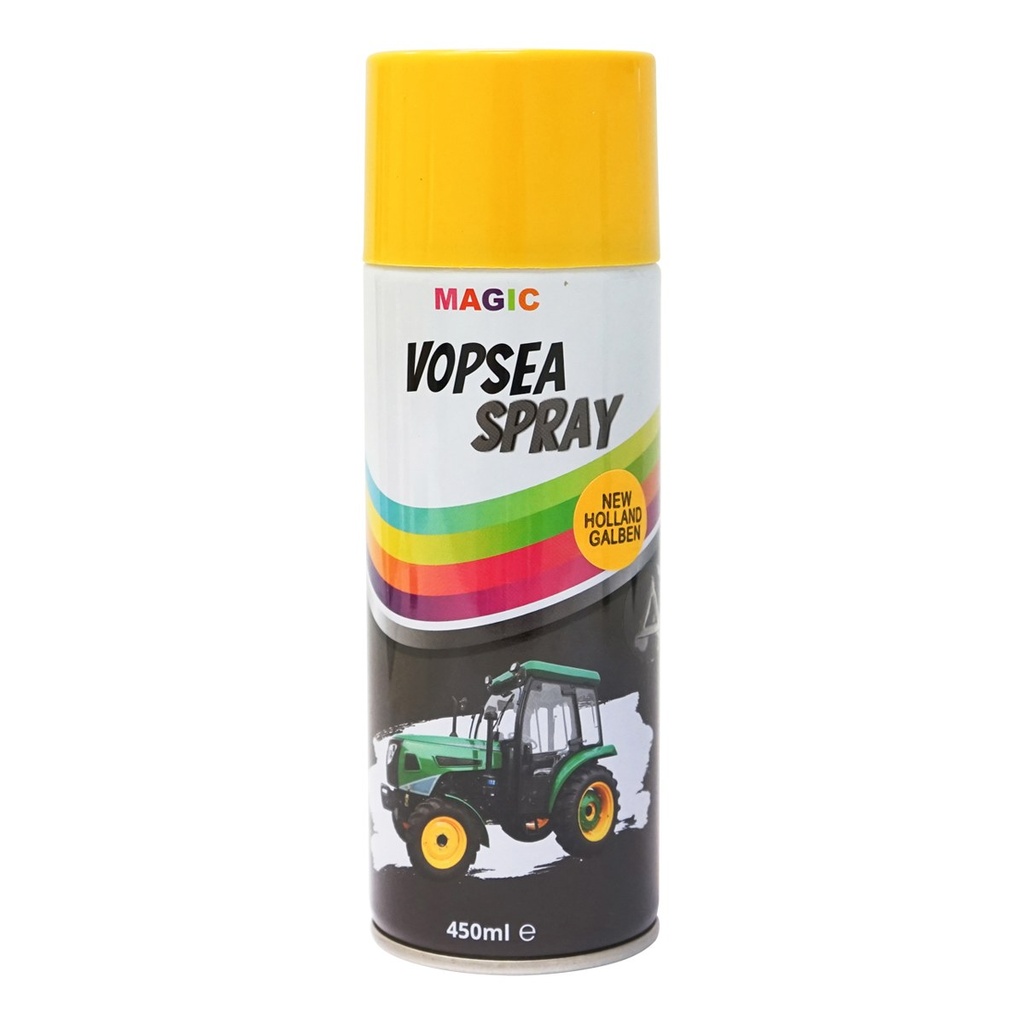 Spray vopsea auto New Holland galben pamantiu 1115m NH 450ml MAGIC