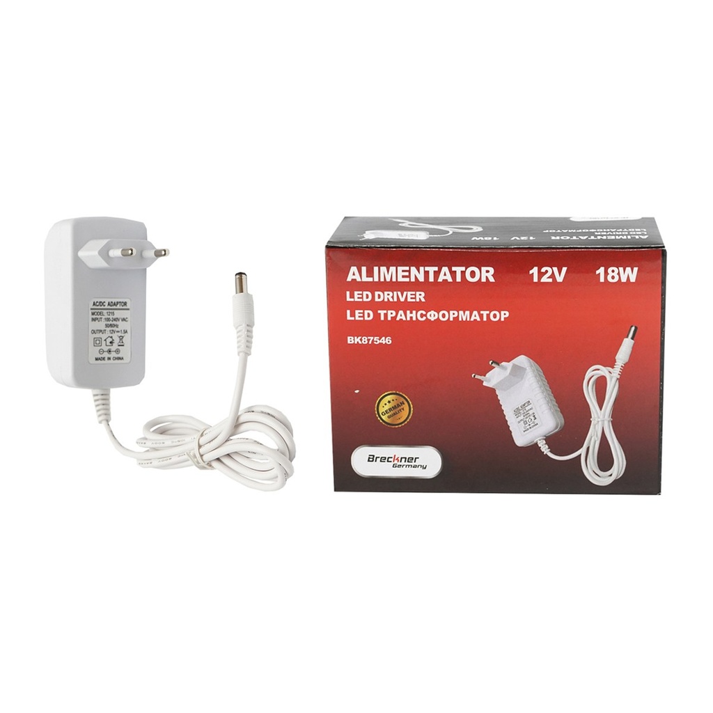 Incarcator AC 220V/50Hz - DC 12V/1.5A 1.3m pentru aparat generator impulsuri gard electric