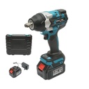 Masina de insurubat cu impact 1/2 inch, 2 acumulatori 21V, 3Ah Li-ion, LED, cuplu 800Nm, motor fara perii (brushless)