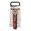 Set chei tubulare 8-30mm, antrenor cu clichet 1/2 inch 19 piese