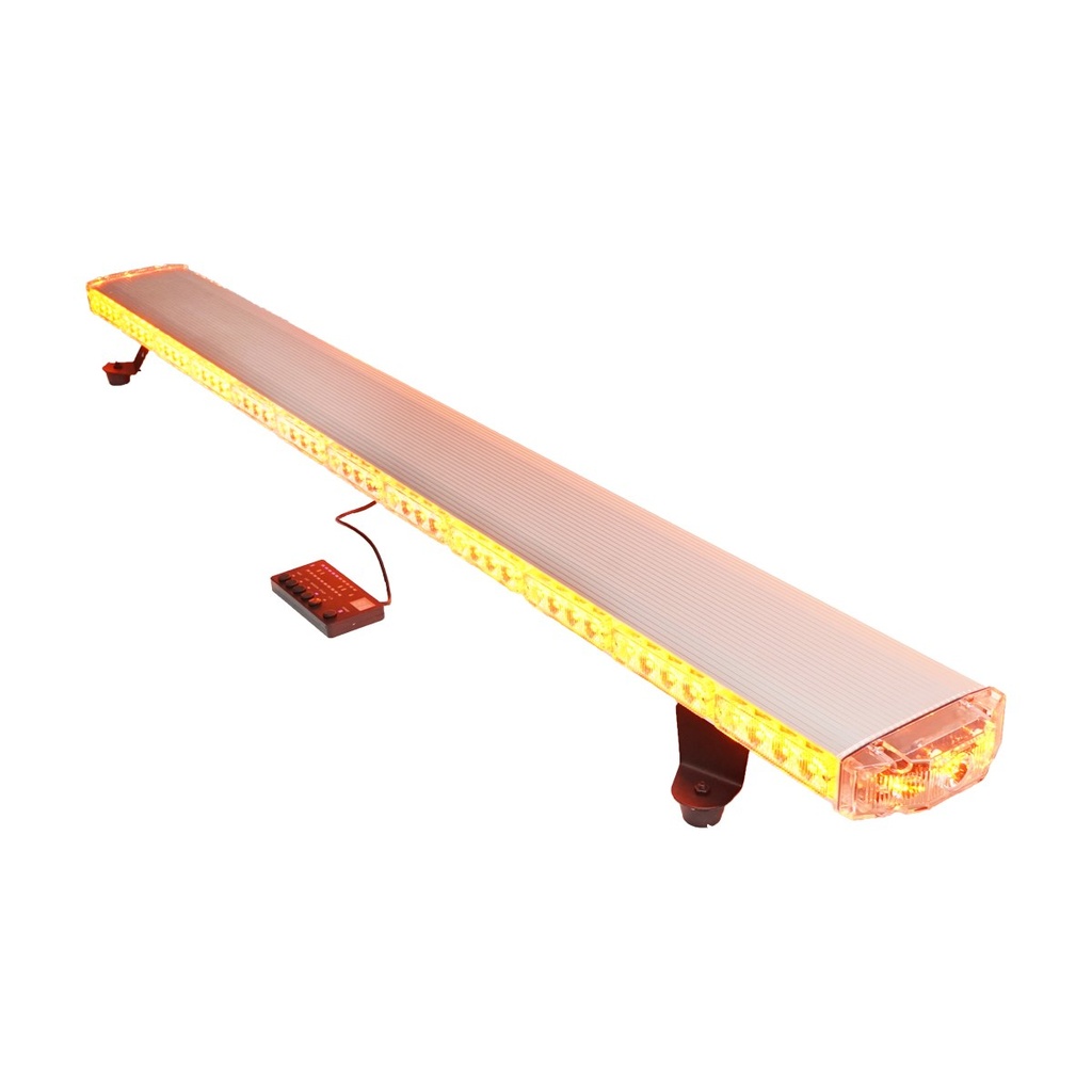 Rampa luminoasa girofar 12V cu 26 module lumina galbena 1440x143x43mm