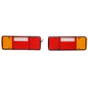 Set lampi spate camion cu LED 330x120x25mm 12V
