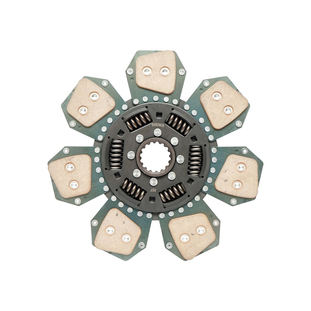 Disc ambreiaj diametru exterior 310mm, interior 1-40mm, interior 2-45mm, 16 caneluri pentru Fiat, New Holland OEM 5167936