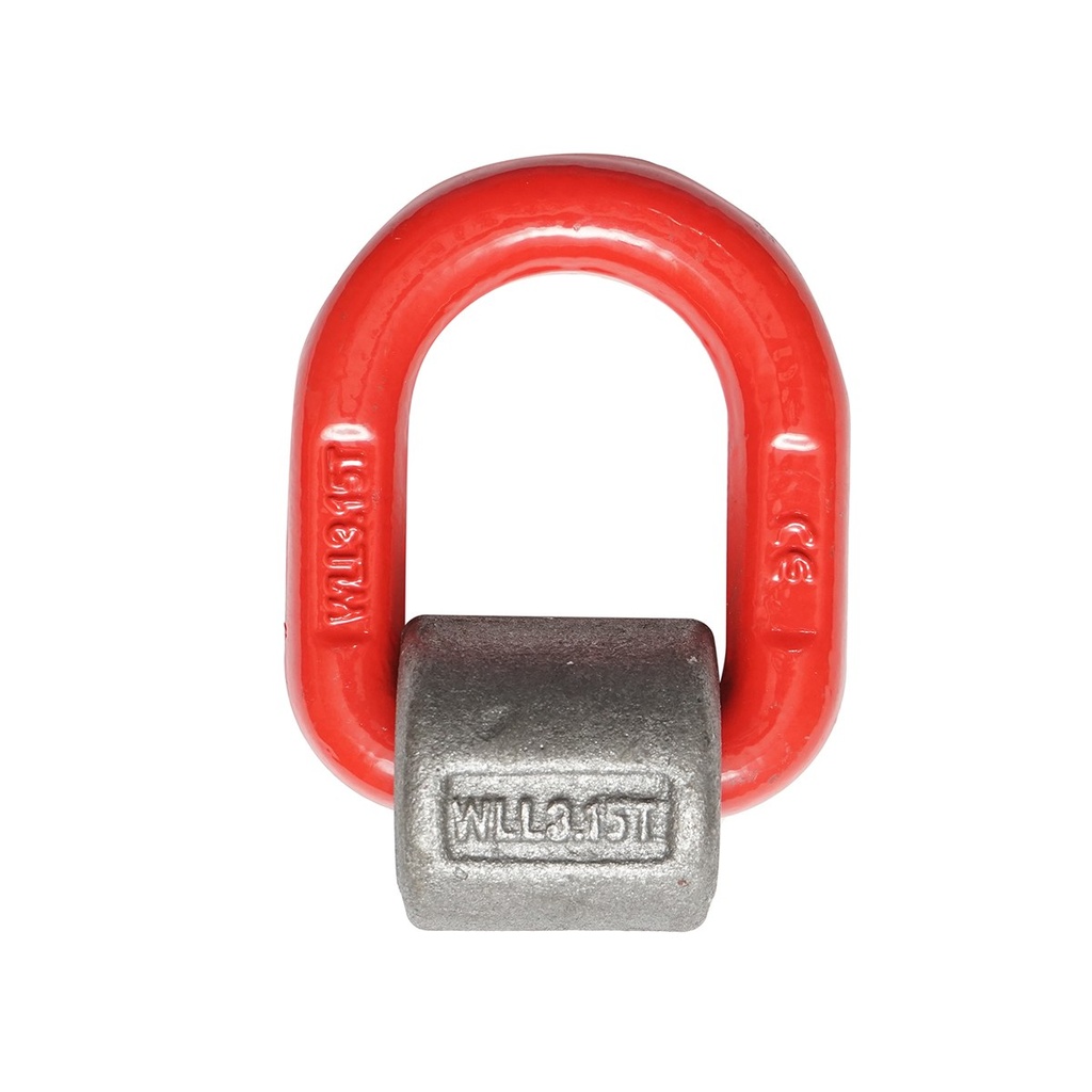 Inel de ancorare/ridicare sudabil cu arc, sarcina maxima suportata 3,15 Tone