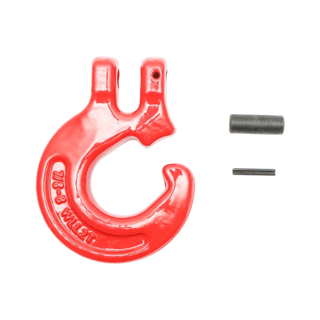 Carlig ciochinar cu bolt pentru lant zala fi 8mm, sarcina maxima suportata 2T