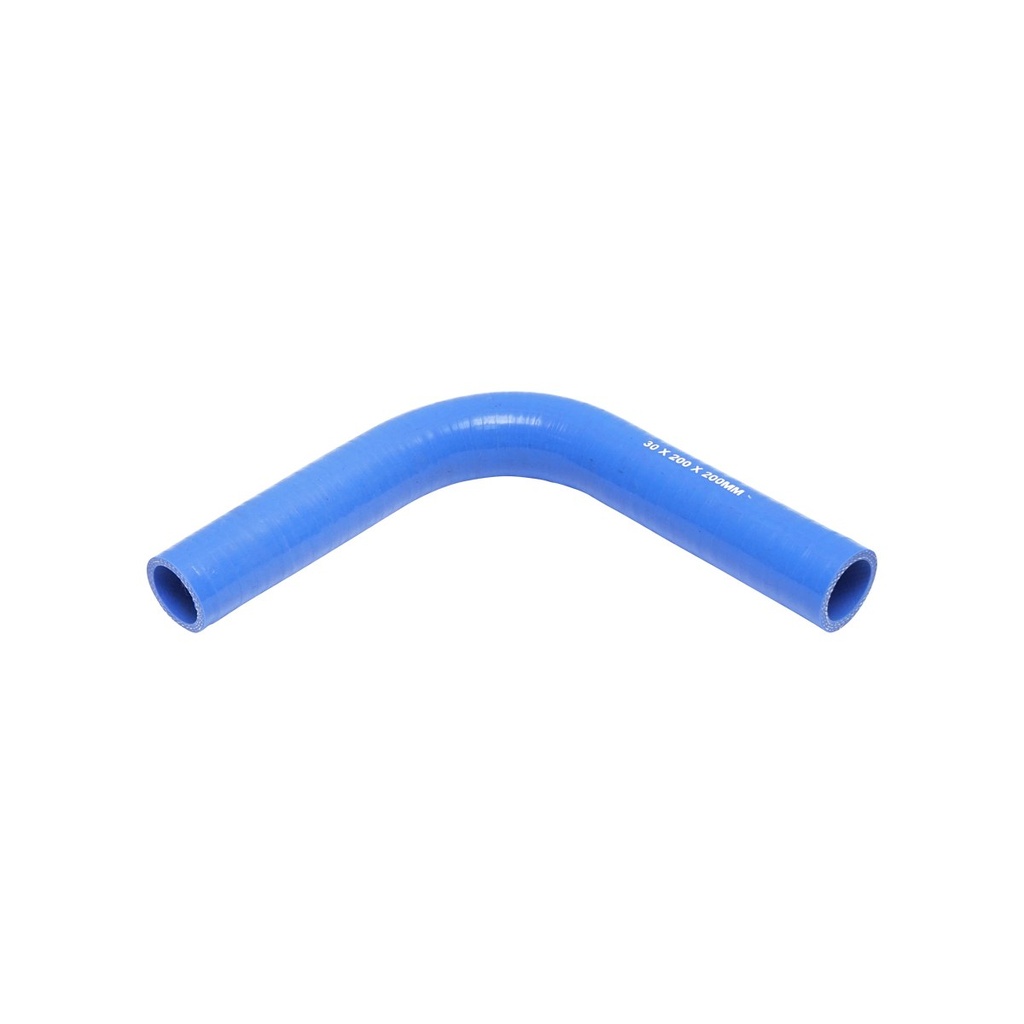 Furtun cotit silicon 90 grade cu insertie textila 30x200x200mm