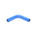 Furtun cotit silicon 90 grade cu insertie textila 38x200x200mm
