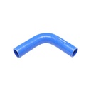 Furtun cotit silicon 90 grade cu insertie textila 45x200x200mm