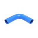 Furtun cotit silicon 90 grade cu insertie textila 51x200x200mm