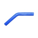 Furtun cotit silicon 45 grade cu insertie textila int. 30x200x200mm