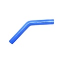 Furtun cotit silicon 45 grade cu insertie textila int. 32x200x200mm