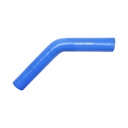 Furtun cotit silicon 45 grade cu insertie textila int. 38x200x200mm