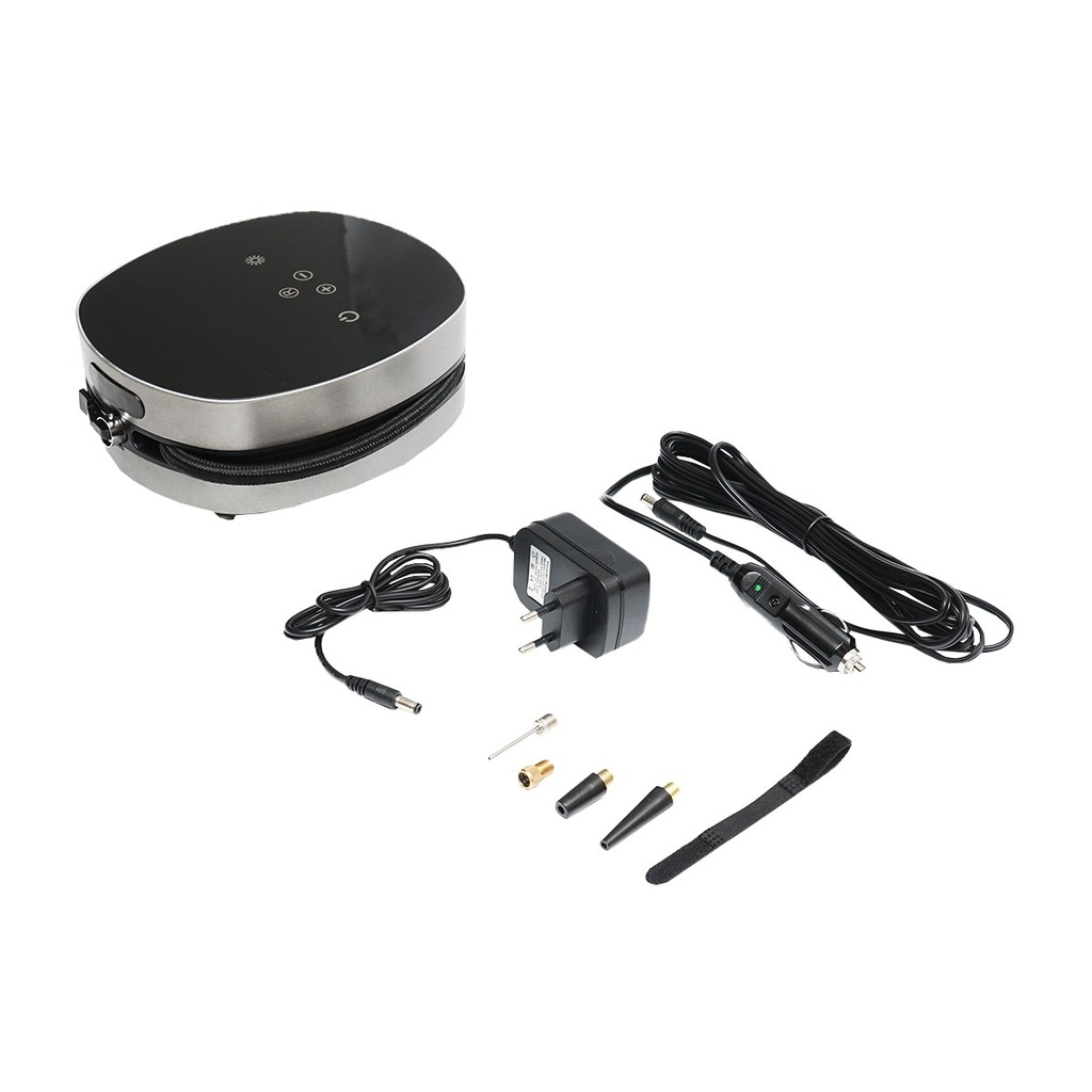 Compresor aer cu touch screen, acumulator 2500mAh, presiune maxima 8.27 Bar, tensiune alimentare 12.6V/1A, wireless