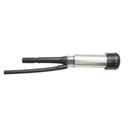 Manson din sticla, transparent cu intaritura din inox pentru aparat de muls