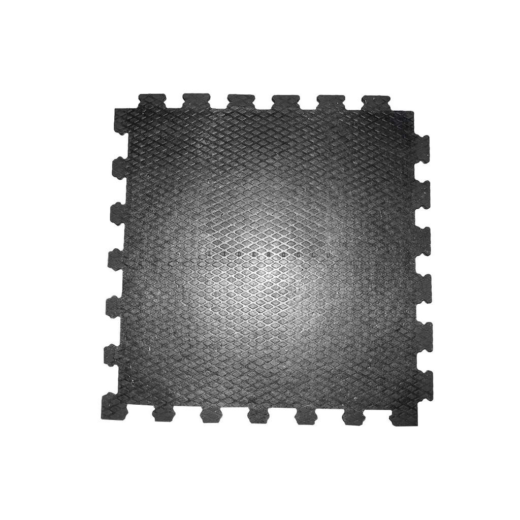 Covor din cauciuc cu striatii interconectabil 100x100x1.8cm pentru asternut odihna bovine