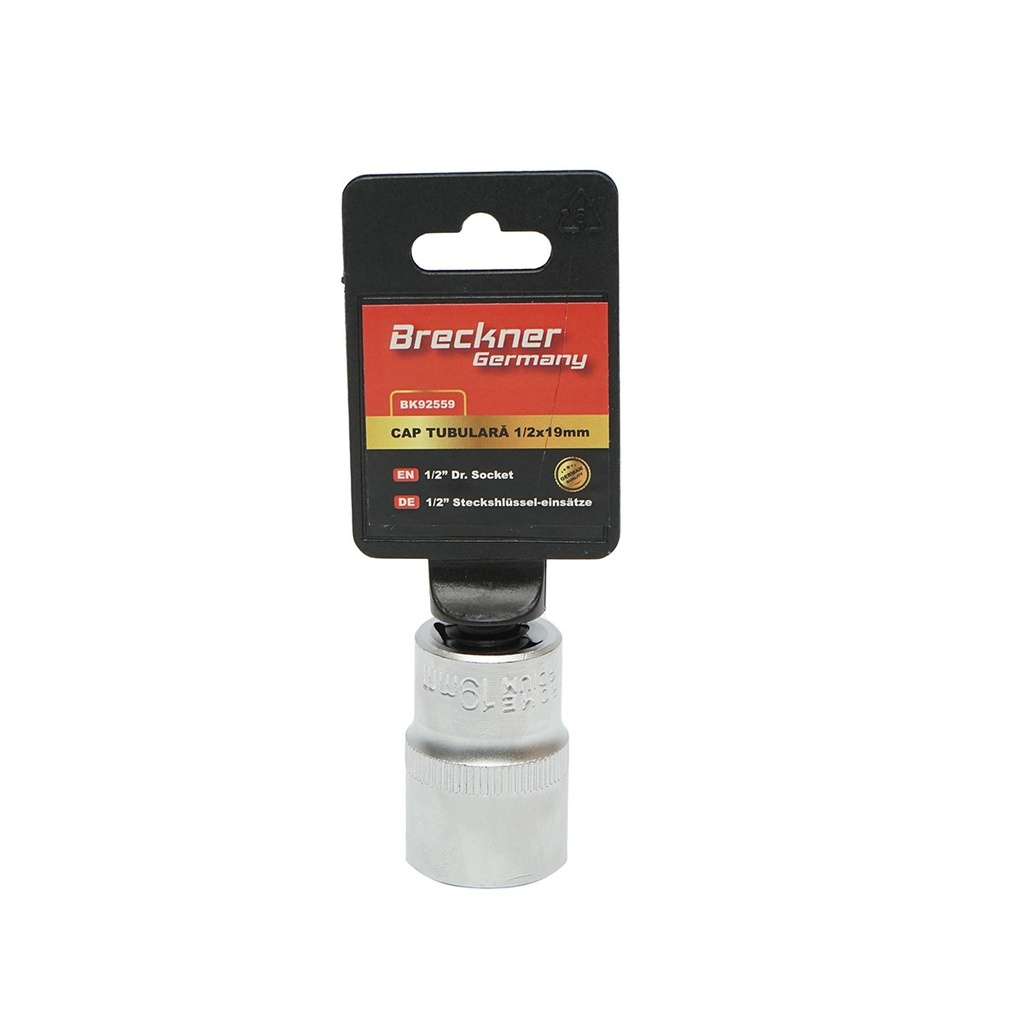Cap cheie tubulara 19mm pentru clichet cu prindere 1/2