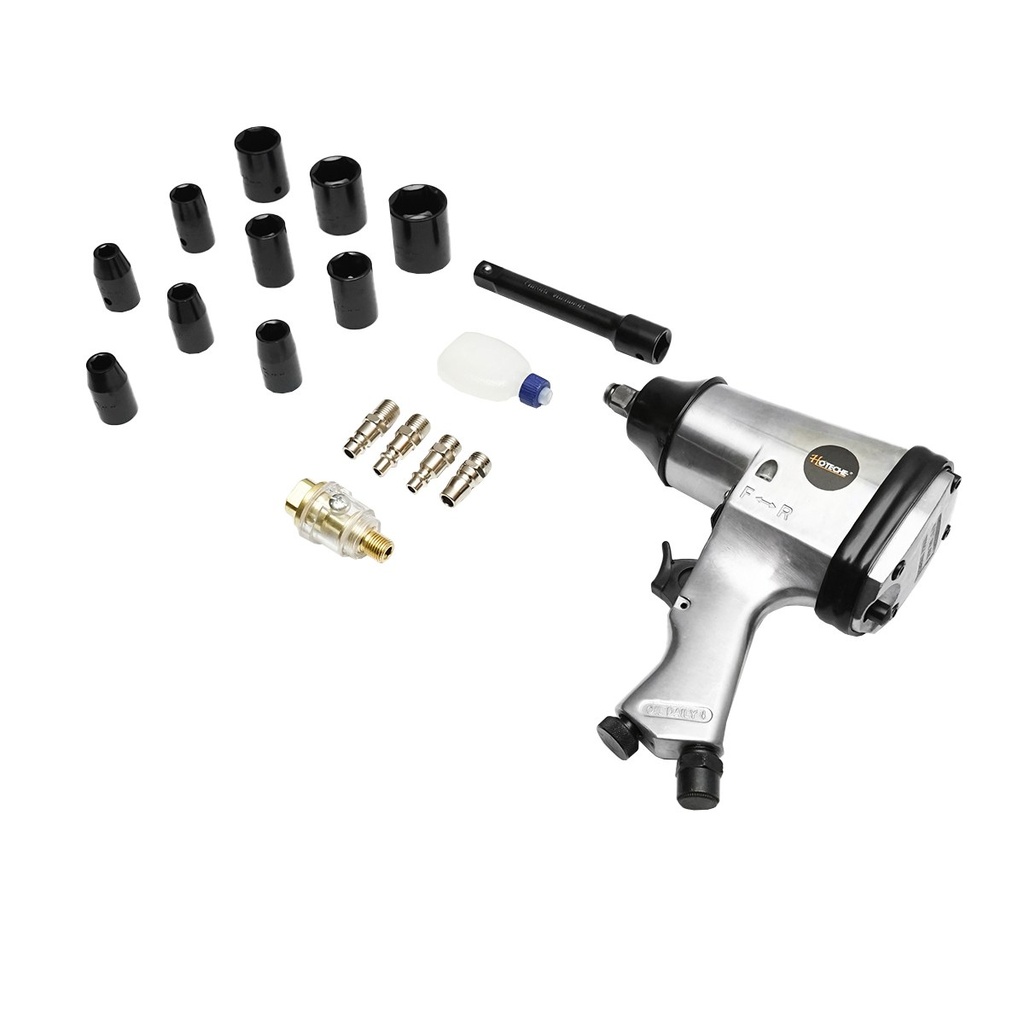 Pistol pneumatic reversibil cu impact 1/2 inch, 312Nm, presiune de lucru 6.3 Bar Hoteche