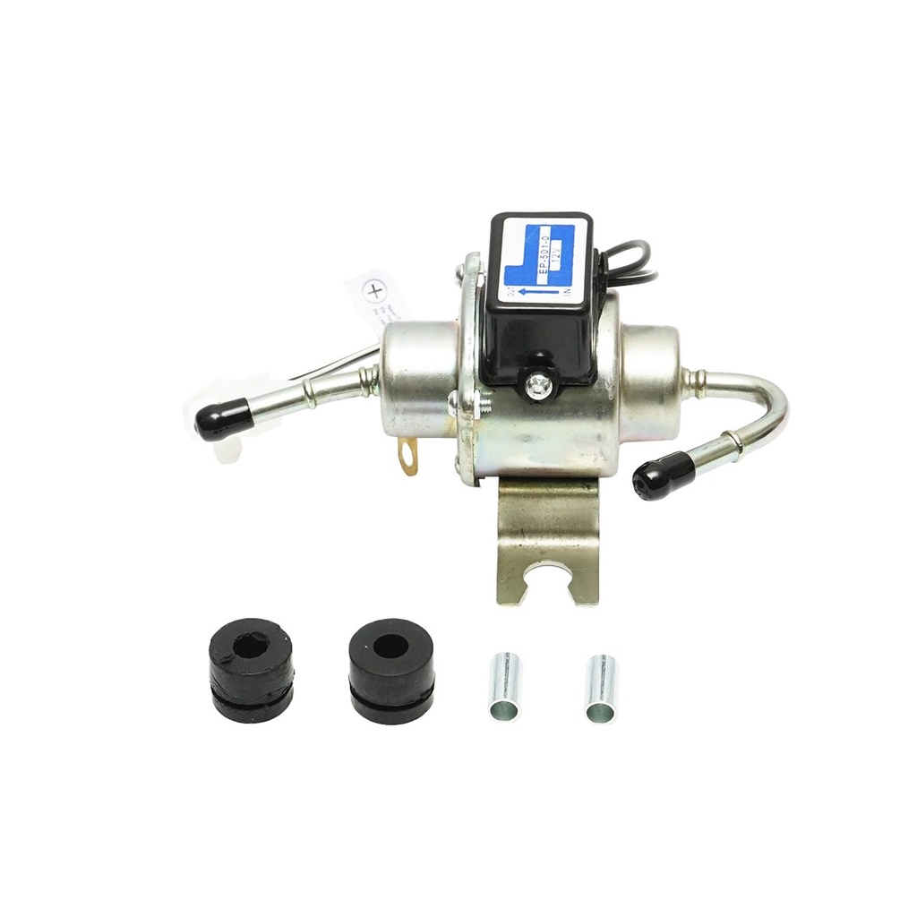 Pompa alimentare electrica universala cu filtru incorporat, 12V, L=145mm, fi 6mm pentru motorina/benzina OEM YK-3106, EP-501-0